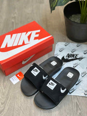 Nike Airmax 1 Premium Black White Flip Flop