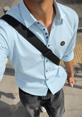 Versace IMPORTED STORE ARTICLE DIAMOND CHINA SHIRT