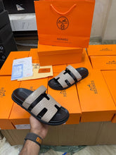 Hermes Chypre Sandal Noir Premium Mens