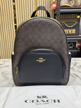 Coach Court Backpack In Signature Canvas With Dust Bag 65201 COFFEE BLACK