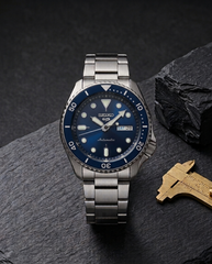 Seiko 5 Sports SRPK31K1 Silver Blue Dial