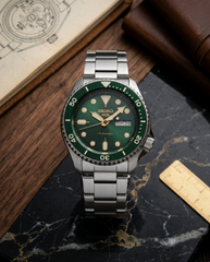 Seiko 5 Sports SRPK31K1 Silver green Dial