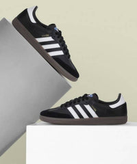 Adidas Samba Black White with extra lace (269)