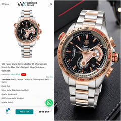 Tag Heuer carrera Caliber 36 Japan 2 ton black