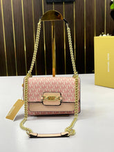 Michael Kors MK Heather Shoulder Bag With Dust Bag (100836 Pink)