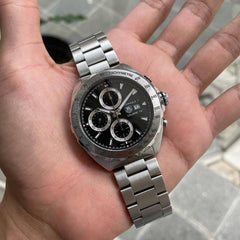 Tag Heuer Formula 1 Battery Chronograph silver Black
