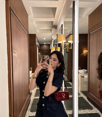 Coach Studio Baguette Red Patent Leather Shoulder Bag