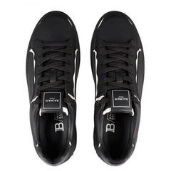 BALMAIN B COURT CONTRASTING TRIM PREMIUM SNEAKER