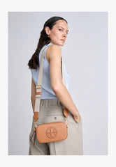 Tory Burch Miller Crossbody Camera Bag Brown With OG Box & Dust Bag 3300 Brown