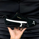 Puma x Balenciaga Speedcat Suede Distressed Black White