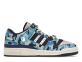 ADIDAS FORUM 84 LOW BAPE 30TH ANNIVERSARY BLUE CAMO