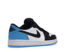 NIKE AIR JORDAN 1 LOW BLACK DARK POWDER BLUE