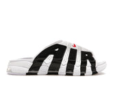 ADIDAS AIR MORE UPTEMPO SLIDE WHITE VARSITY RED