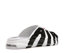ADIDAS AIR MORE UPTEMPO SLIDE WHITE VARSITY RED