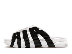 ADIDAS AIR MORE UPTEMPO SLIDE WHITE VARSITY RED