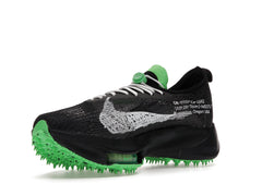 AIR ZOOM TEMPO NEXT% FLYKNIT OFF-WHITE BLACK SCREAM GREEN