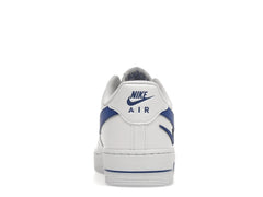 NIKE AIR FORCE 1 CUT OUT SWOOSH WHITE GAME ROYAL