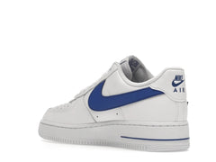 NIKE AIR FORCE 1 CUT OUT SWOOSH WHITE GAME ROYAL