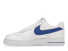 NIKE AIR FORCE 1 CUT OUT SWOOSH WHITE GAME ROYAL