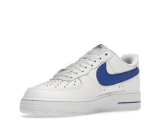 NIKE AIR FORCE 1 CUT OUT SWOOSH WHITE GAME ROYAL