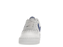 NIKE AIR FORCE 1 CUT OUT SWOOSH WHITE GAME ROYAL