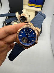Vacheron Constantin Overseas Tourbillion Blue Rose gold Semi ETA