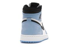 NIKE AIR JORDAN 1 HIGH WHITE UNIVERSITY BLUE BLACK