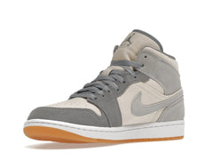 NIKE AIR JORDAN 1 MID COCONUT MILK PARTICLE GREY