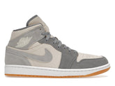 NIKE AIR JORDAN 1 MID COCONUT MILK PARTICLE GREY