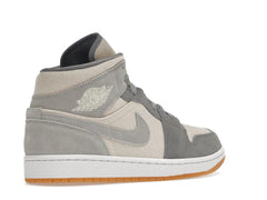 NIKE AIR JORDAN 1 MID COCONUT MILK PARTICLE GREY