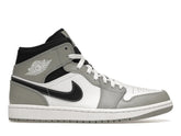 NIKE AIR JORDAN 1 MID LIGHT SMOKE GREY ANTHRACITE