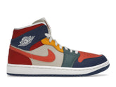 NIKE AIR JORDAN 1 MID SE MULTI COLOR