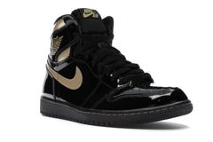 NIKE AIR JORDAN 1 RETRO HIGH BLACK METALLIC GOLD