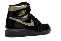 NIKE AIR JORDAN 1 RETRO HIGH BLACK METALLIC GOLD