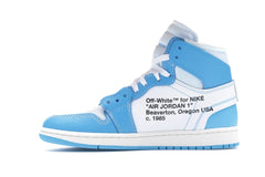 NIKE AIR JORDAN 1 RETRO HIGH OFF-WHITE UNC UA QUALITY