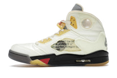 NIKE AIR JORDAN 5 RETRO OFF-WHITE MUSLIN HEAVY QUALITY