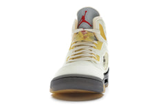 NIKE AIR JORDAN 5 RETRO OFF-WHITE MUSLIN HEAVY QUALITY