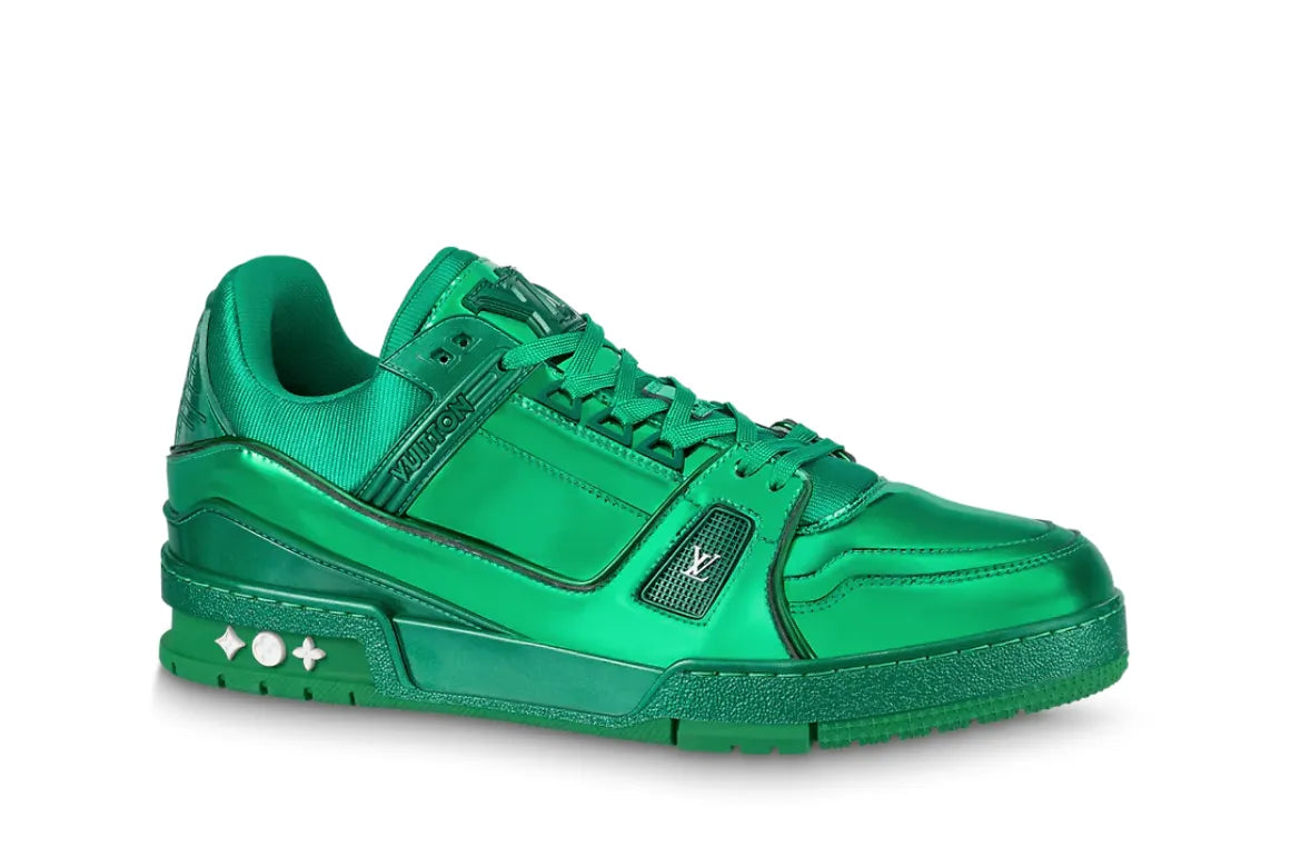 LOUIS VUITTON TRAINER SNEAKER SHINING GREEN – Lebrouges