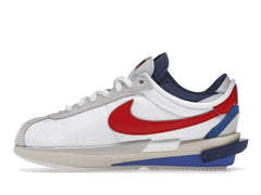 NIKE ZOOM CORTEZ SP SACAI WHITE UNIVERSITY RED BLUE