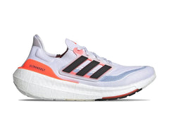 ADIDAS ULTRABOOST LIGHT WHITE BLACK SOLAR RED