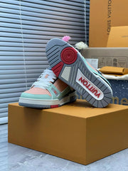 Louis Vuitton Trainer Men's Sneakers Shoes Orange Sage