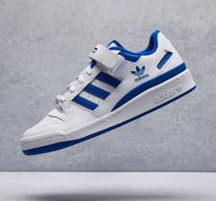 WMN Adidas forum low white royal blue for her