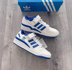 WMN Adidas forum low white royal blue for her