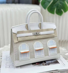 Hermes Birkin 20 Sellier Limited Edition With Dust Bag With OG Box (972 White)