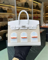 Hermes Birkin 20 Sellier Limited Edition With Dust Bag With OG Box (972 White)