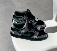 Nike sb dunk low pro x there anthracite and gorge green