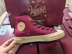 converse x wonka chuck taylor all star corduroy high top