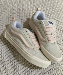 Vans Knu Skool sweet peach pink white shoes women s sneakers