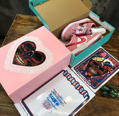 WMNS Semi UA Nike SB Dunk Low StrangeLove Skateboards Special Box