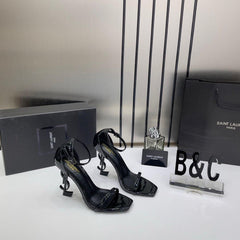 Saint laurent ysl heels all black